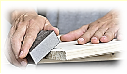 abrasive sanding block application